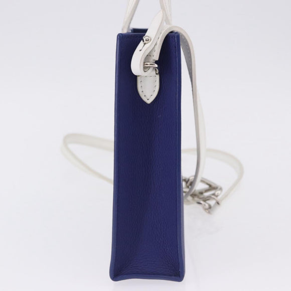LOUIS VUITTON Sac XS Hand Bag Leather Blue M80841 LV Auth 196032M