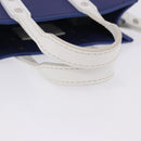 LOUIS VUITTON Sac XS Hand Bag Leather Blue M80841 LV Auth 196032M-7