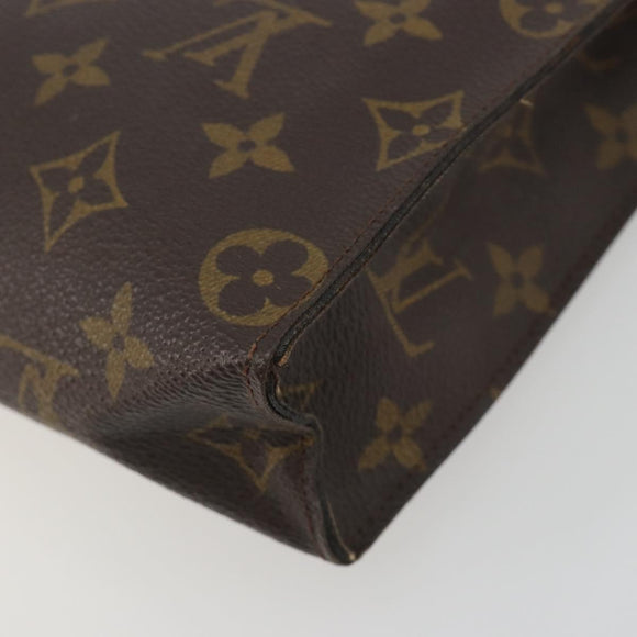 LOUIS VUITTON Monogram Poche Toilette 26 Pouch M47542 LV Auth 196033