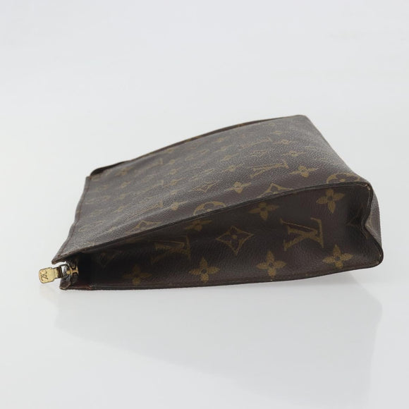 LOUIS VUITTON Monogram Poche Toilette 26 Pouch M47542 LV Auth 196033