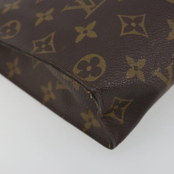 LOUIS VUITTON Monogram Poche Toilette 26 Pouch M47542 LV Auth 196033
