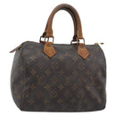 LOUIS VUITTON Monogram Speedy 25 Hand Bag M41528 LV Auth 196034-1