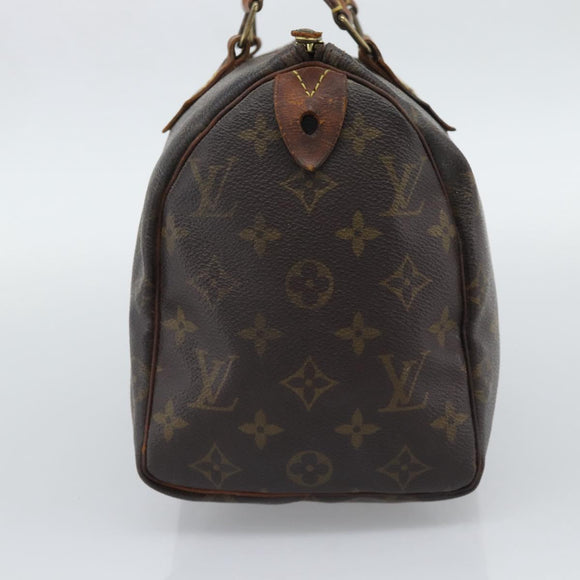 LOUIS VUITTON Monogram Speedy 25 Hand Bag M41528 LV Auth 196034