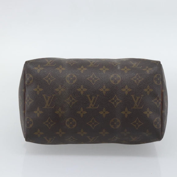 LOUIS VUITTON Monogram Speedy 25 Hand Bag M41528 LV Auth 196034