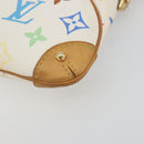LOUIS VUITTON Monogram Multicolor Pochette Mira MM White M60096 LV Auth 196035V-15