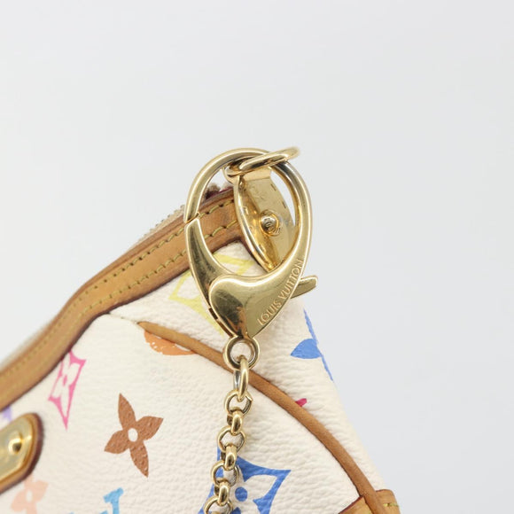 LOUIS VUITTON Monogram Multicolor Pochette Mira MM White M60096 LV Auth 196035V