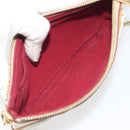 LOUIS VUITTON Monogram Multicolor Pochette Mira MM White M60096 LV Auth 196035V-11