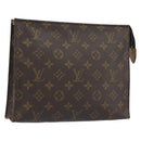 LOUIS VUITTON Monogram Poche Toilette 26 Pouch M47542 LV Auth 196037A-1
