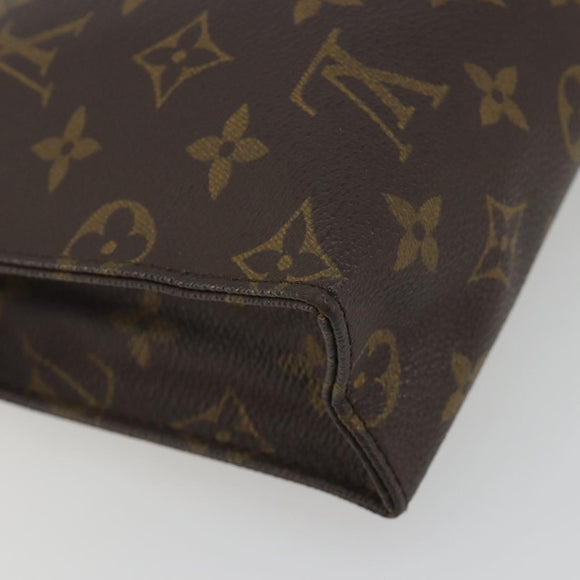 LOUIS VUITTON Monogram Poche Toilette 26 Pouch M47542 LV Auth 196037A