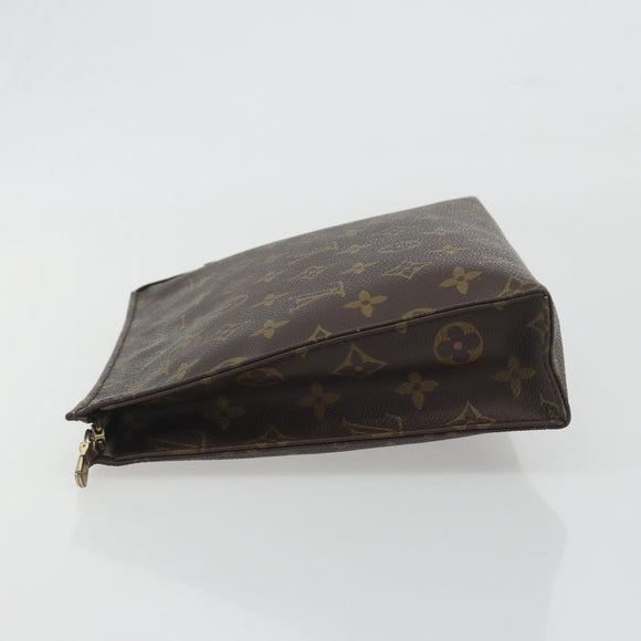 LOUIS VUITTON Monogram Poche Toilette 26 Pouch M47542 LV Auth 196037A