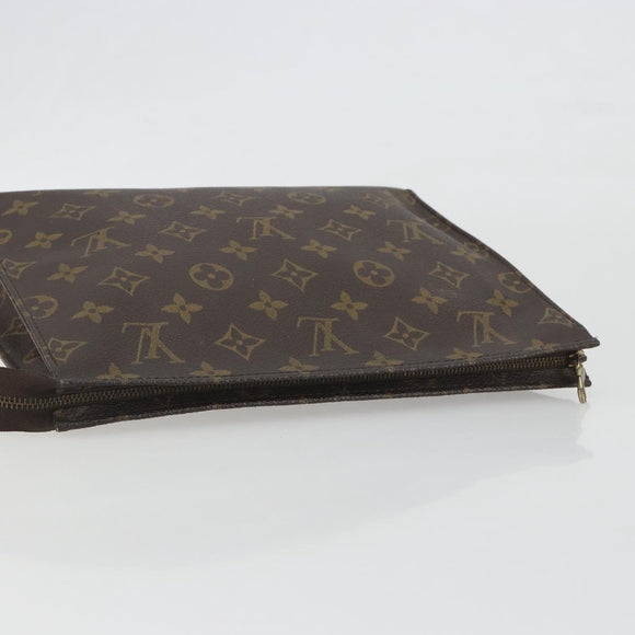 LOUIS VUITTON Monogram Poche Toilette 26 Pouch M47542 LV Auth 196037A
