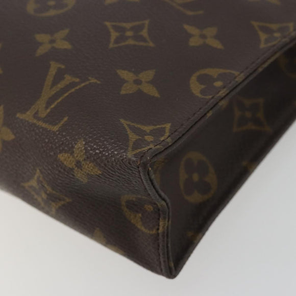 LOUIS VUITTON Monogram Poche Toilette 26 Pouch M47542 LV Auth 196037A