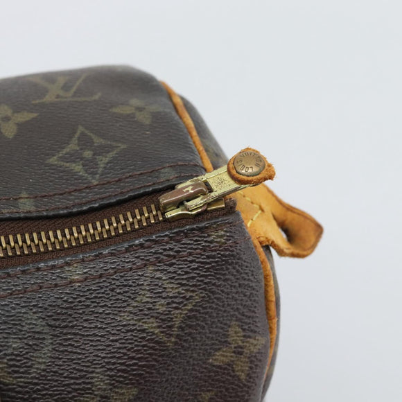 LOUIS VUITTON Monogram Speedy 30 Hand Bag M41526 LV Auth 196038
