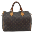 LOUIS VUITTON Monogram Speedy 30 Hand Bag M41526 LV Auth 196038-2
