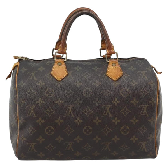 LOUIS VUITTON Monogram Speedy 30 Hand Bag M41526 LV Auth 196038