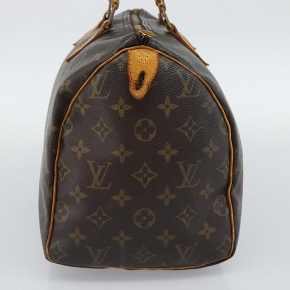 LOUIS VUITTON Monogram Speedy 30 Hand Bag M41526 LV Auth 196038