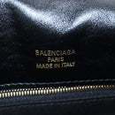 BALENCIAGA Monaco Sling Bag Leather Black Gold 787896 Auth 196040M-22