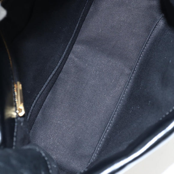 BALENCIAGA Monaco Sling Bag Leather Black Gold 787896 Auth 196040M