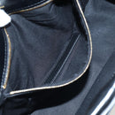 BALENCIAGA Monaco Sling Bag Leather Black Gold 787896 Auth 196040M-26