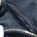 BALENCIAGA Monaco Sling Bag Leather Black Gold 787896 Auth 196040M-11