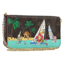 LOUIS VUITTON Monogram Vivienne Pochette Felice Bag M82627 LV Auth 196042M-1