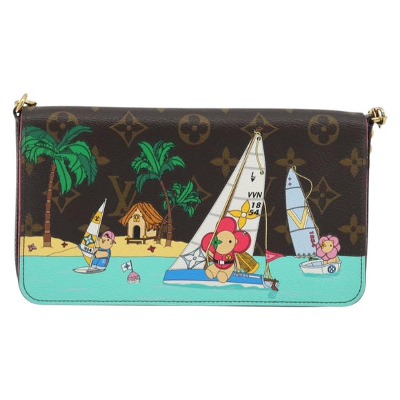 LOUIS VUITTON Monogram Vivienne Pochette Felice Bag M82627 LV Auth 196042M