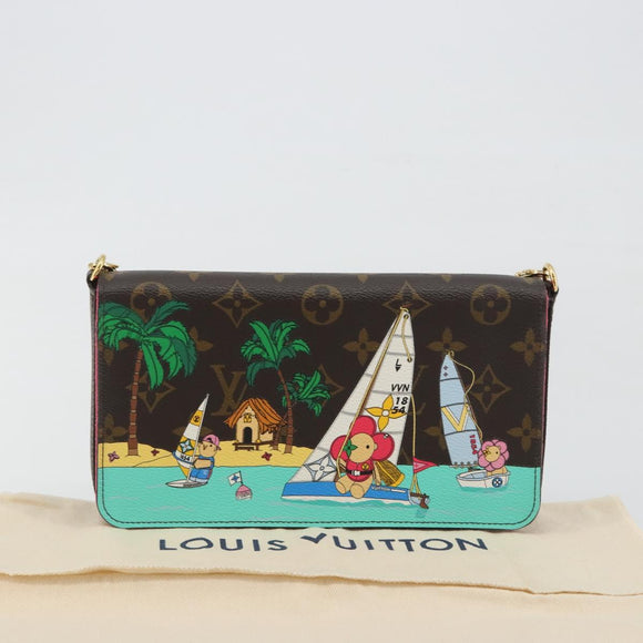 LOUIS VUITTON Monogram Vivienne Pochette Felice Bag M82627 LV Auth 196042M