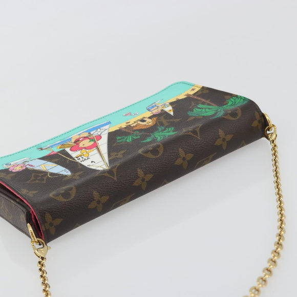 LOUIS VUITTON Monogram Vivienne Pochette Felice Bag M82627 LV Auth 196042M