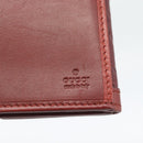 GUCCI GG Canvas Guccissima Long Wallet Red 282426 Auth 196044A-14