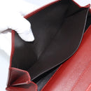 GUCCI GG Canvas Guccissima Long Wallet Red 282426 Auth 196044A-16