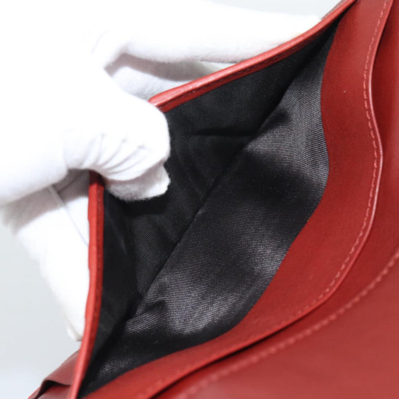 GUCCI GG Canvas Guccissima Long Wallet Red 282426 Auth 196044A