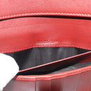 GUCCI GG Canvas Guccissima Long Wallet Red 282426 Auth 196044A-21