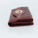 GUCCI GG Canvas Guccissima Long Wallet Red 282426 Auth 196044A-5