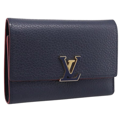 LOUIS VUITTON Portefeuille Capcine Compact Taurillon Clemence M63741 Auth 196045