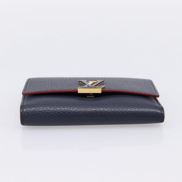 LOUIS VUITTON Portefeuille Capcine Compact Taurillon Clemence M63741 Auth 196045