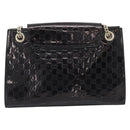 GUCCI GG Canvas Guccissima Horsebit Chain Patent leather 295403 Auth 196047A-2