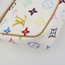 LOUIS VUITTON Monogram Multicolor Pochette Accessoires White M92649 Auth 196048V-11