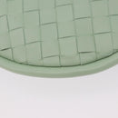 BOTTEGA VENETA INTRECCIATO Shoulder Bag Leather Green Gold Auth 196049SV-18