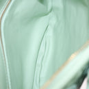 BOTTEGA VENETA INTRECCIATO Shoulder Bag Leather Green Gold Auth 196049SV-10