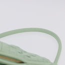 BOTTEGA VENETA INTRECCIATO Shoulder Bag Leather Green Gold Auth 196049SV-14