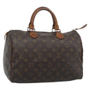 LOUIS VUITTON Monogram Speedy 30 Hand Bag M41526 LV Auth 196051-1