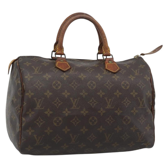 LOUIS VUITTON Monogram Speedy 30 Hand Bag M41526 LV Auth 196051