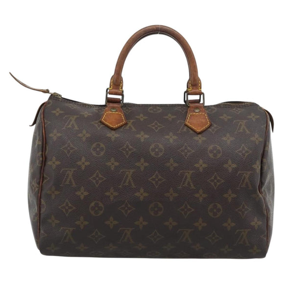 LOUIS VUITTON Monogram Speedy 30 Hand Bag M41526 LV Auth 196051