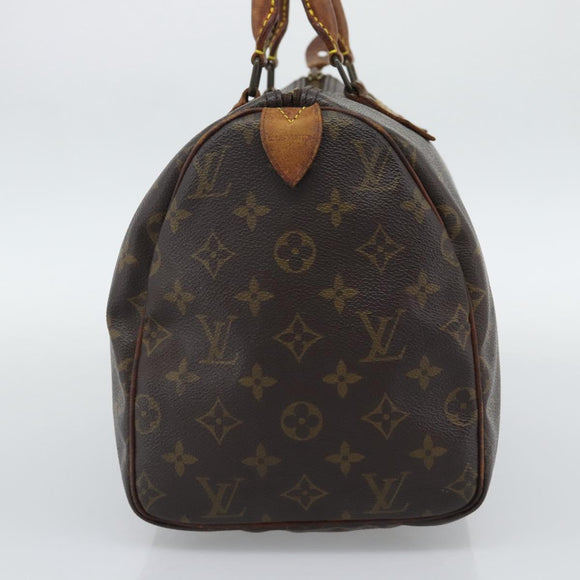 LOUIS VUITTON Monogram Speedy 30 Hand Bag M41526 LV Auth 196051