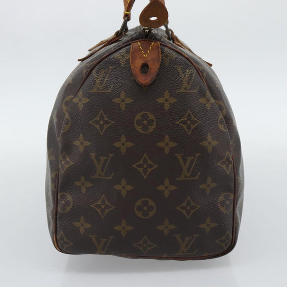 LOUIS VUITTON Monogram Speedy 30 Hand Bag M41526 LV Auth 196051