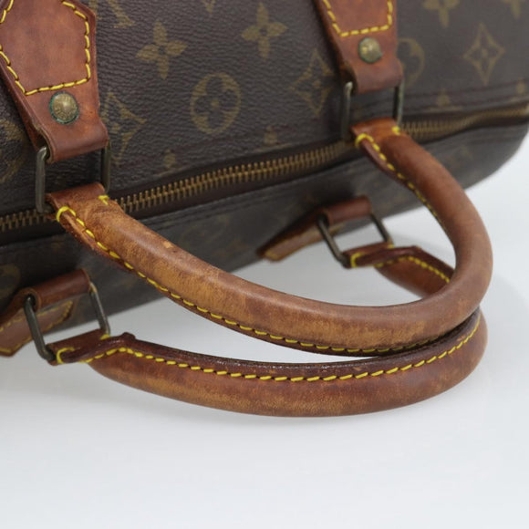 LOUIS VUITTON Monogram Speedy 30 Hand Bag M41526 LV Auth 196051