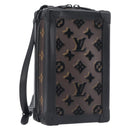 LOUIS VUITTON Monogram Tuftage Vertical Software Trunk Bag M45044 Auth 196052M-1