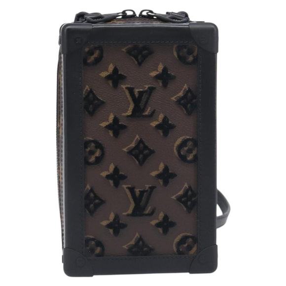 LOUIS VUITTON Monogram Tuftage Vertical Software Trunk Bag M45044 Auth 196052M