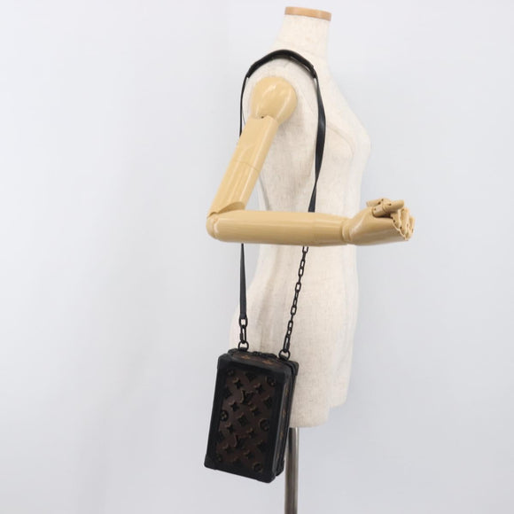LOUIS VUITTON Monogram Tuftage Vertical Software Trunk Bag M45044 Auth 196052M