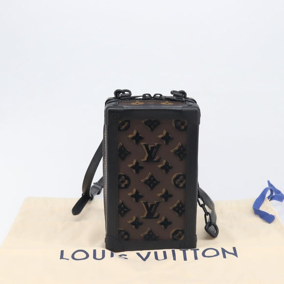 LOUIS VUITTON Monogram Tuftage Vertical Software Trunk Bag M45044 Auth 196052M